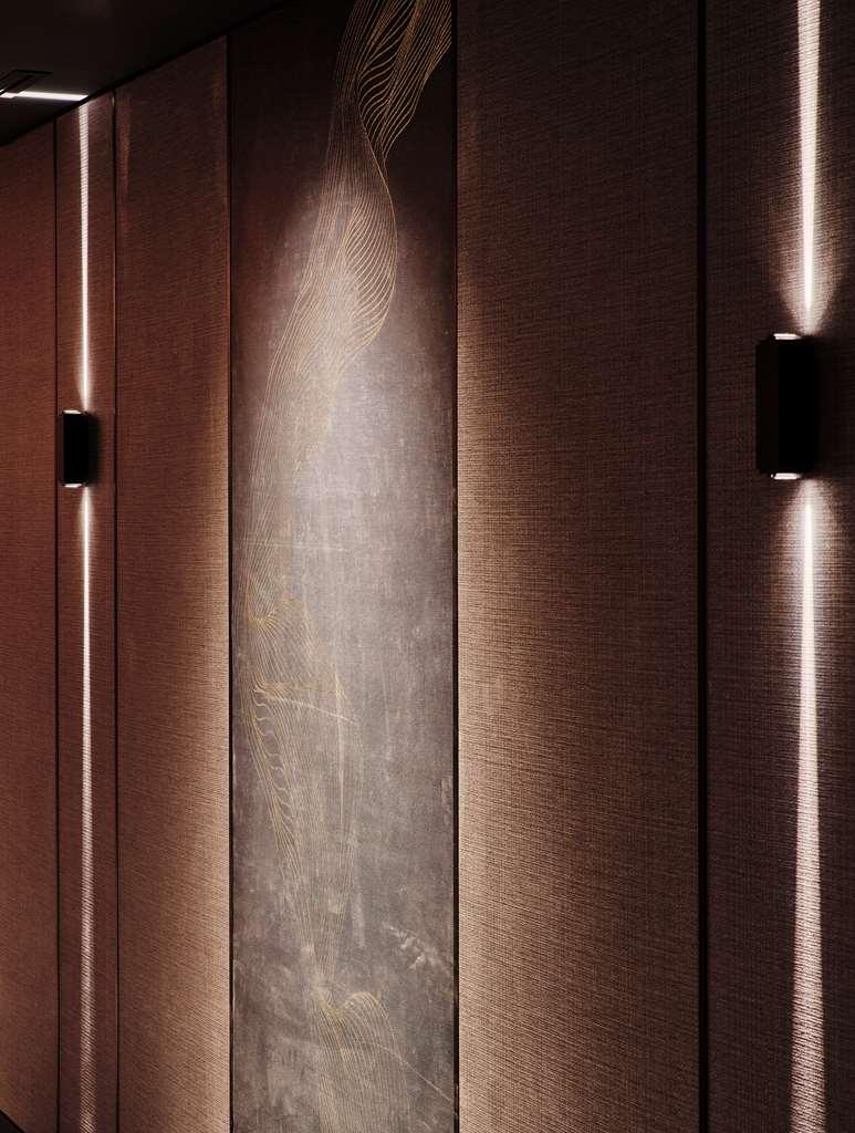 Grand Hyatt Kuwait Hotel Кувейт Стая снимка A brushed stainless steel refrigerator